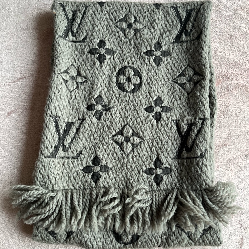 Atlantic Louis Vuitton Wool Silk Logomania Scarf